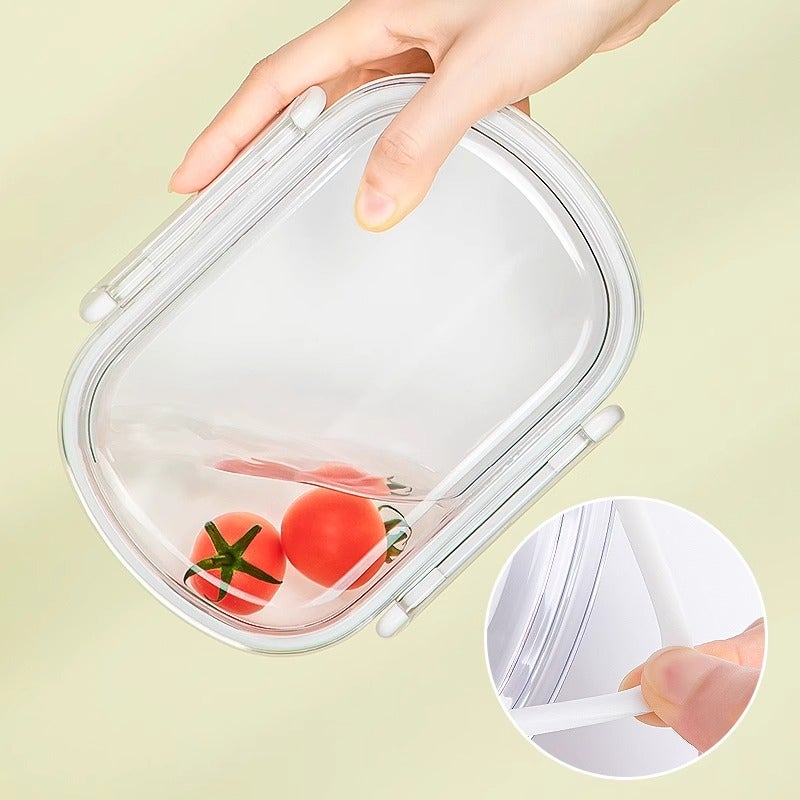 Children's Fruit Box Primary School Students' Special Lunch Box Portable Lunch Box Food Grade Fresh-keeping Box(Medium 580ml) - Image 3