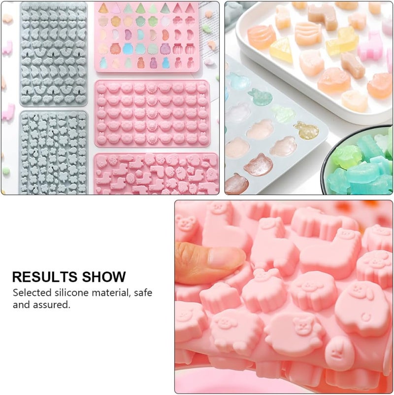 Alpaca-shaped Silicone Candy Mold and Chocolate Baking Mold Set, 2pcs Blue and Pink, Food-grade Flexible Silicone for Homemade Gummies and DIY Candy Making - Image 3