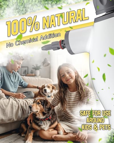 Suu66 Handheld Steam Cleaner with Safety Lock, 500mL Large Tank & 19PCS Accessories - Multi-Surface Deep Cleaning for Kitchen, Bathroom, Car, Sofa - Removes Stubborn Grime, Sanitizes Surfaces (White) - Image 5