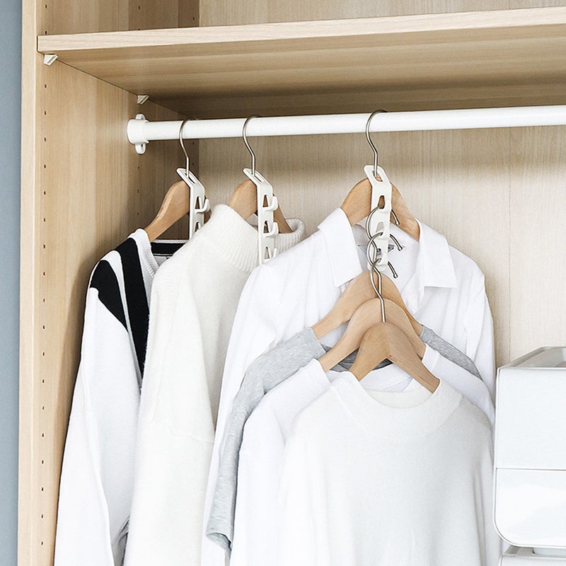 👕 خطافات مساحة لتعليق الملابس خفيفة ومضغوطة - Image 4