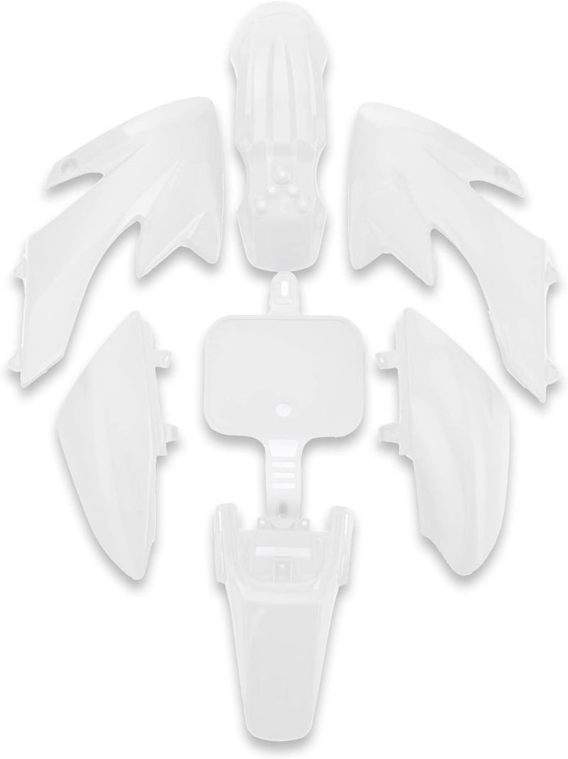 necaces Plastic Fender Fairing Kit Set,Plastic Body Fender Kit for XR50 CRF50 Chinese Mini Dirt Bikes - Image 1