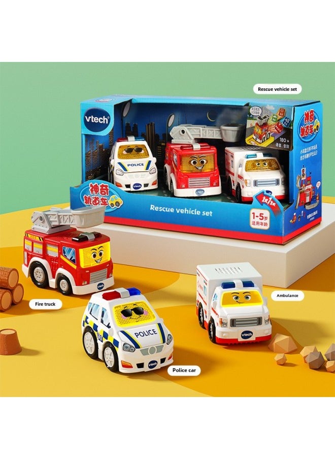 Vtech/weiyida 23 Track Car Police Car Fire Truck Aircraft Crossing Children's Toy Boy-Color:80-420568Rescue Vehicle Set - pzsku/ZF8C5CE1532384BDA18C6Z/45/_/1741598619/153a00cd-c939-498e-be9f-833d17006103