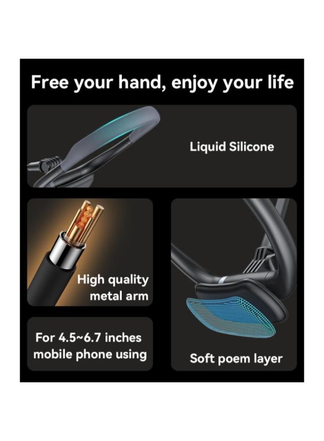 يسيدو حامل الهاتف المغناطيسي Yesido C291، قابل للتعديل أو الدوران أو الارتداء حول الرقبة - Image 3