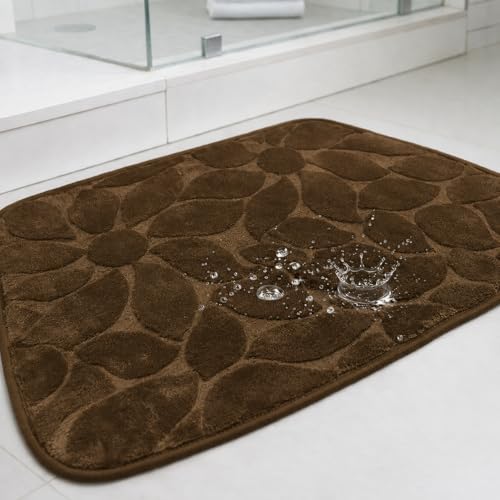 Home-Cloud HomeCloud Bathroom Mat – Non-Slip, Soft & Washable Floor Mat for Shower, Bathroom & Door – Quick-Dry, Absorbent Rug for Comfort & Safety Memory Foam 12mm. - Image 5
