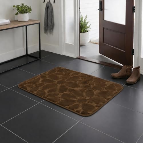 Home-Cloud HomeCloud Bathroom Mat – Non-Slip, Soft & Washable Floor Mat for Shower, Bathroom & Door – Quick-Dry, Absorbent Rug for Comfort & Safety Memory Foam 12mm. - Image 3
