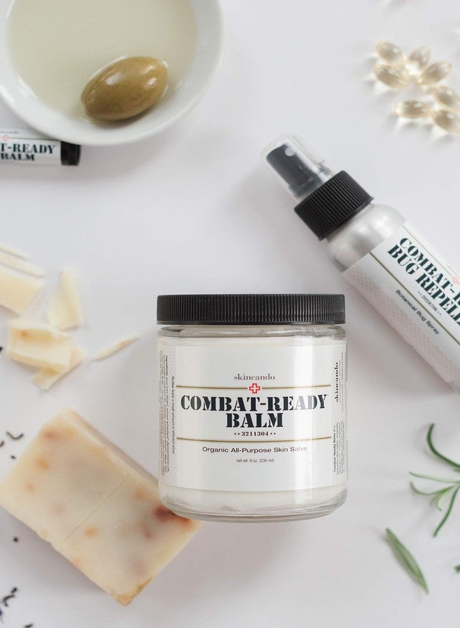Skincando Combat Ready Skin Balm 8oz by Skincando - All Natural - Intensive Moisturizer - Skin Cream - Organic ingredients - Apricot Kernel Oil - Grapefruit Seed Extract - Black Spruce - Black tea Moisturizer - Image 2