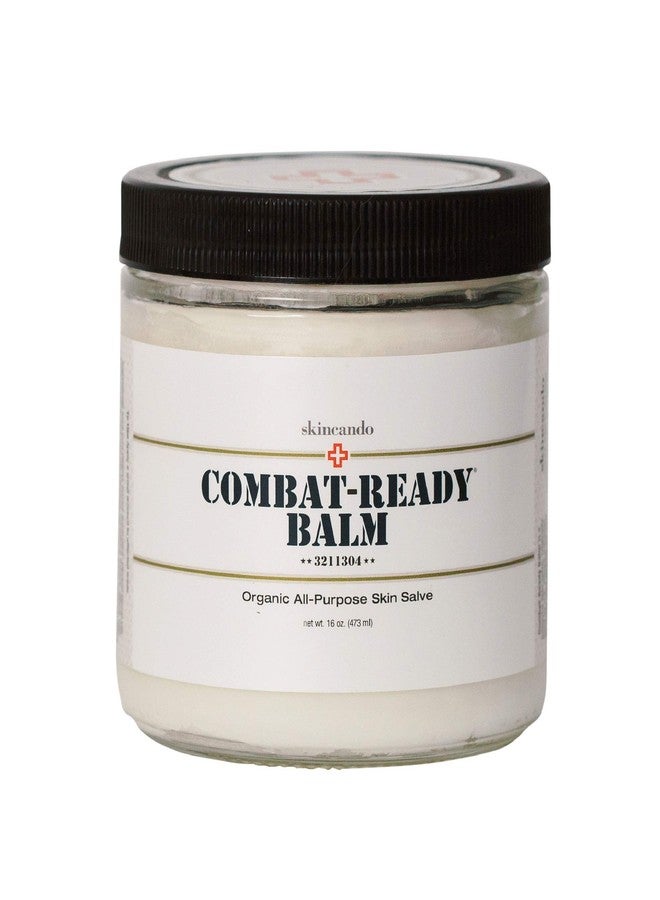 Skincando Combat Ready Skin Balm 8oz by Skincando - All Natural - Intensive Moisturizer - Skin Cream - Organic ingredients - Apricot Kernel Oil - Grapefruit Seed Extract - Black Spruce - Black tea Moisturizer - Image 1