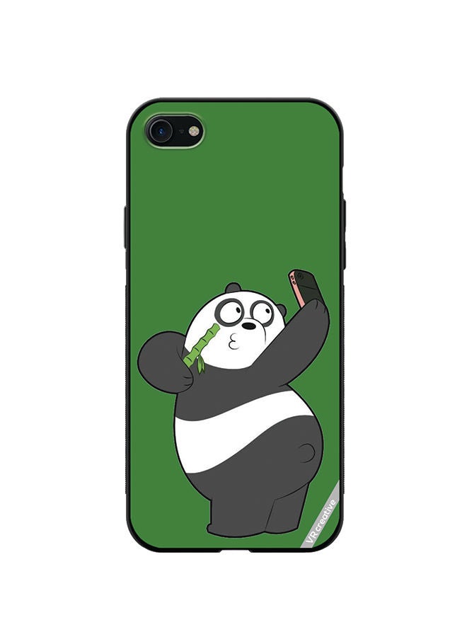 VR CREATIVE Protective Case Cover For Apple iPhone SE (2022) Panda With Phone Design Multicolour - Image 1
