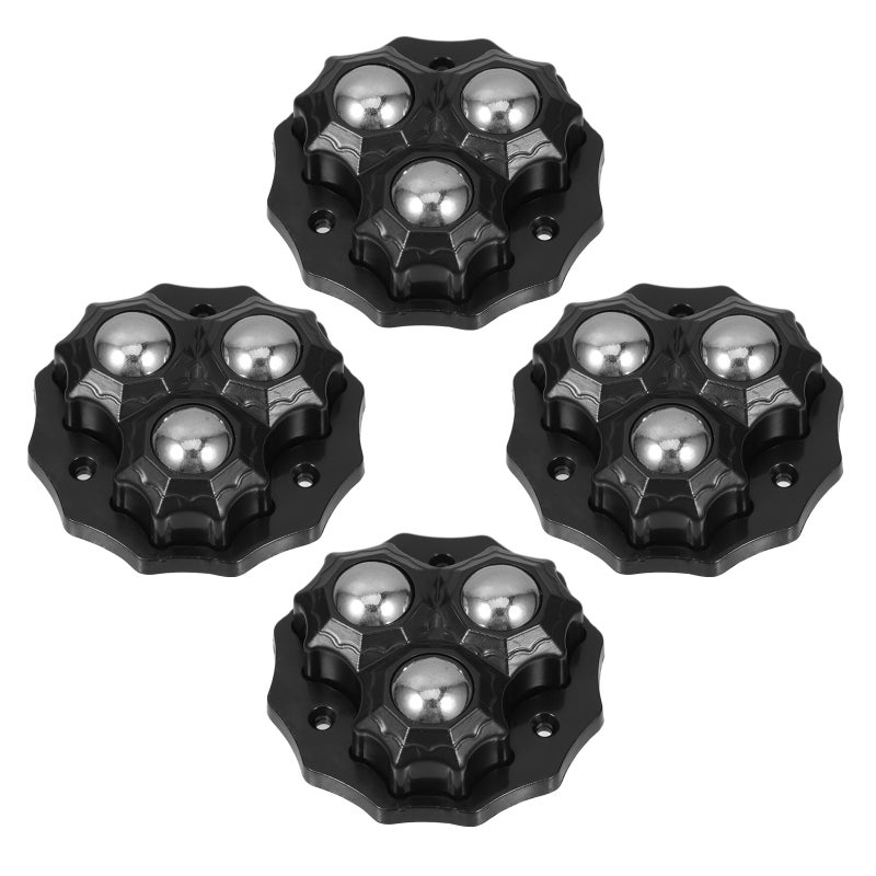 Paste Universal Wheel, Silent 360-Degree Rotation, Adhesive Installation for Furniture - Image 3