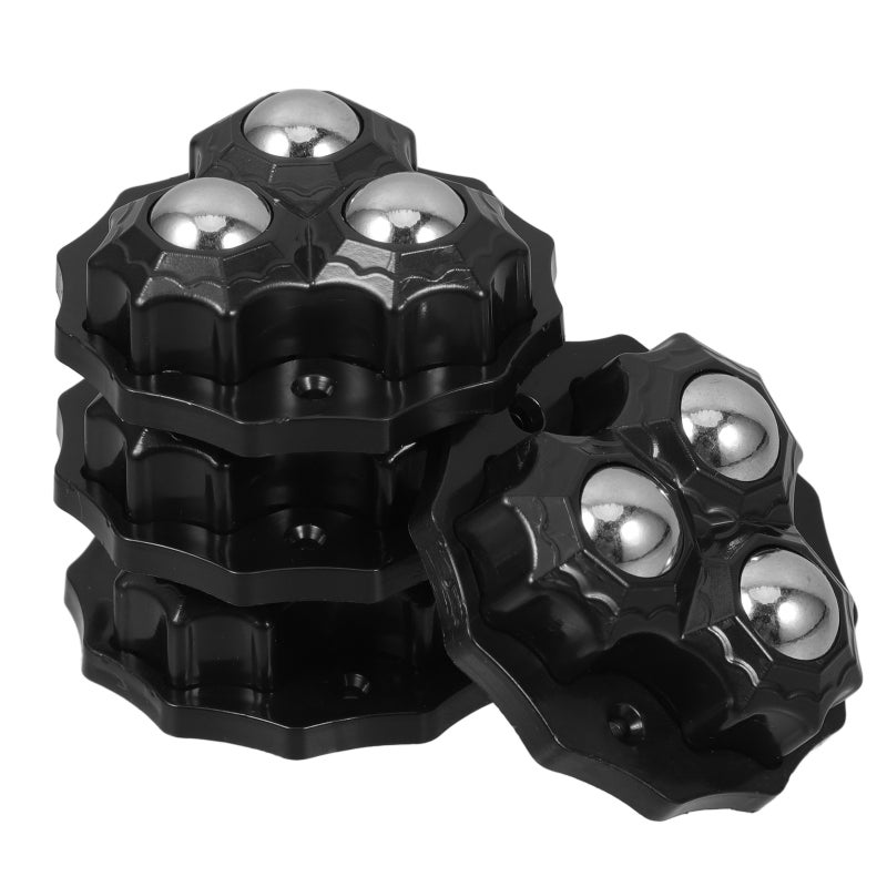 Paste Universal Wheel, Silent 360-Degree Rotation, Adhesive Installation for Furniture - Image 1