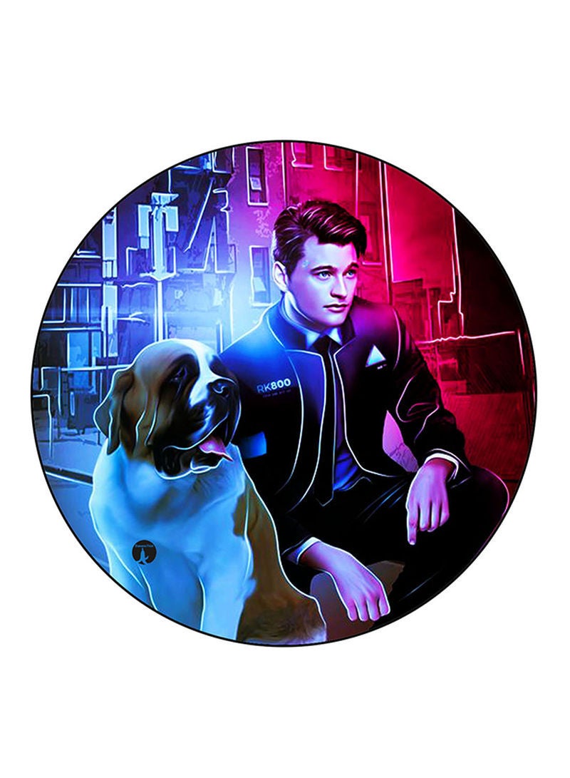 Video Game Detroit Become Human Printed Mouse Pad  Multicolour