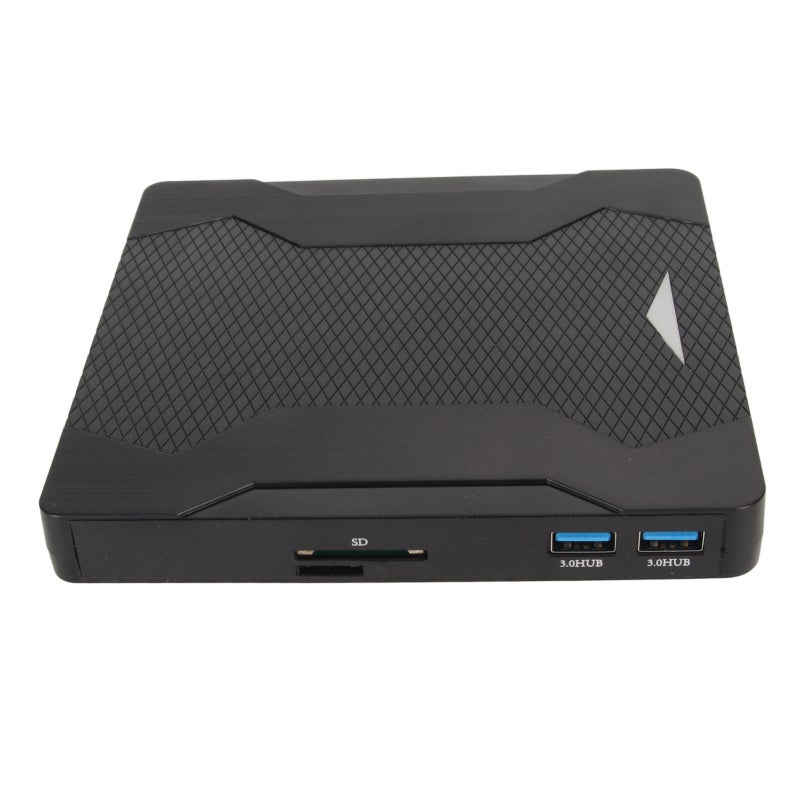 محرك أقراص DVD خارجي: USB 3.0 النوع C، تقليل الضوضاء بهدوء، محرق DVD متعدد الوظائف - ضوء التنفس الرائع، توصيل واستخدام، توافق قوي لأجهزة الحاسوب المحمول وال سطح المكتب والمكتب المنزلي - Image 5