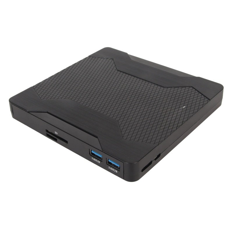 محرك أقراص DVD خارجي: USB 3.0 النوع C، تقليل الضوضاء بهدوء، محرق DVD متعدد الوظائف - ضوء التنفس الرائع، توصيل واستخدام، توافق قوي لأجهزة الحاسوب المحمول وال سطح المكتب والمكتب المنزلي - Image 1
