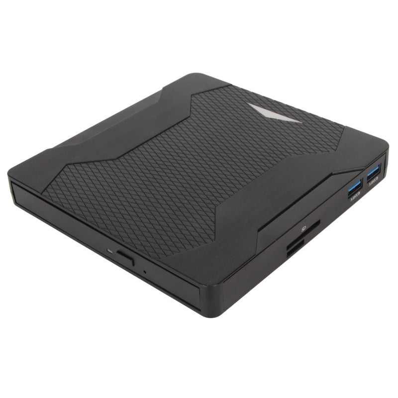 محرك أقراص DVD خارجي: USB 3.0 النوع C، تقليل الضوضاء بهدوء، محرق DVD متعدد الوظائف - ضوء التنفس الرائع، توصيل واستخدام، توافق قوي لأجهزة الحاسوب المحمول وال سطح المكتب والمكتب المنزلي - Image 3