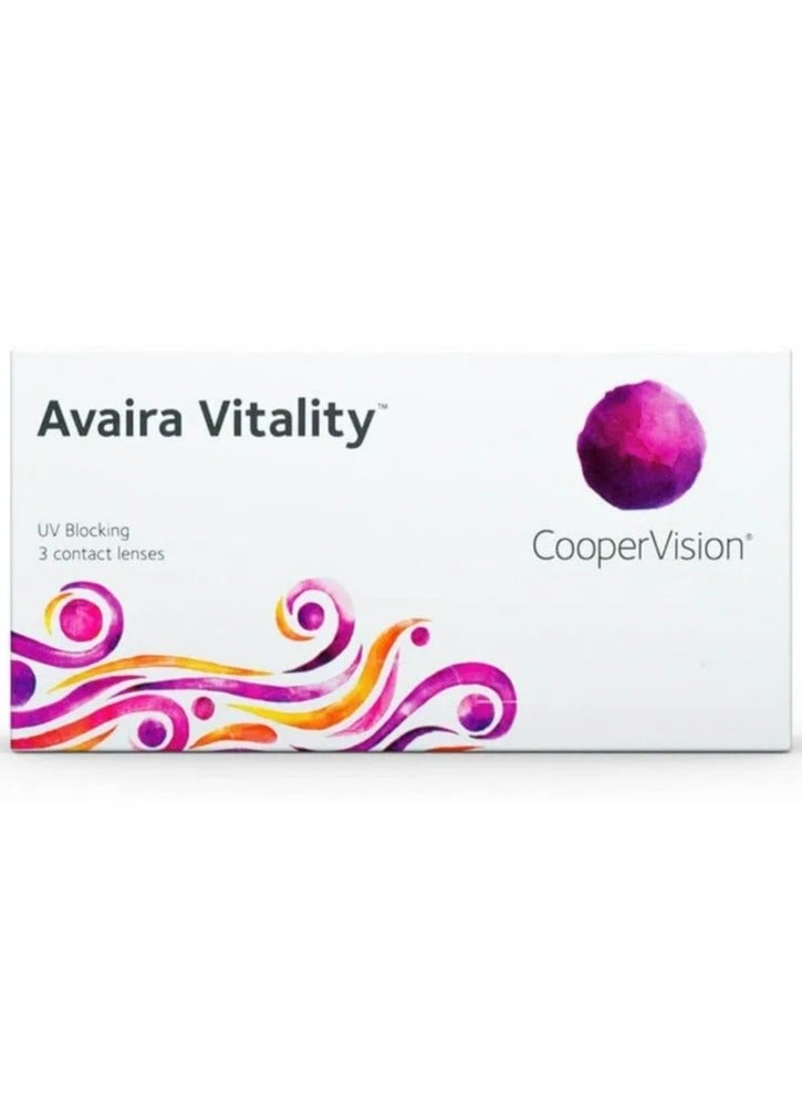 CooperVision CooperVision Avira Vitality Monthly Powered Clear Contact Lenses 