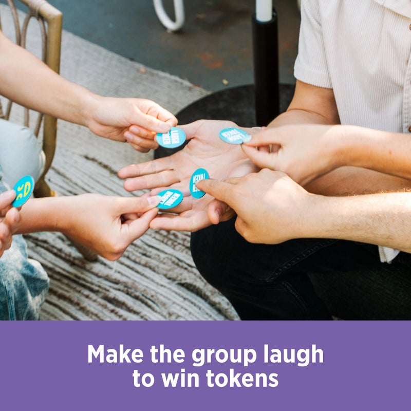 DSS Games You Laugh You're Out [Try Not to Laugh Family Card Game for Adults & Teens | White Elephant Gift for Adults | 125 Prompt Fun Cards for Family Game Nights, Thanksgiving, & Parties Ages 14+] - Image 5