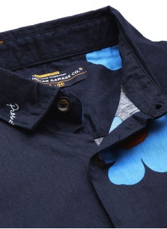 The Indian Garage Co Men Regular Fit Tropical Half Sleeves Cutaway Collar Casual Shirt  - Image 3