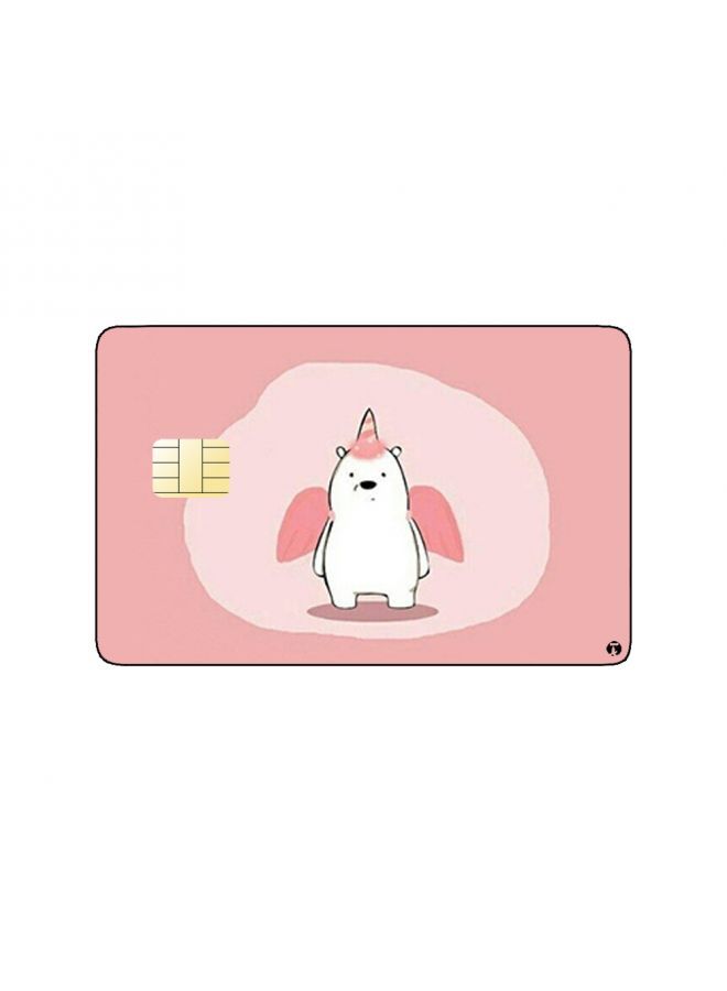 RKN PRINTED BANK CARD STICKER Animation Ice Bear From We Bare Bears By Cartoon Network - Image 2