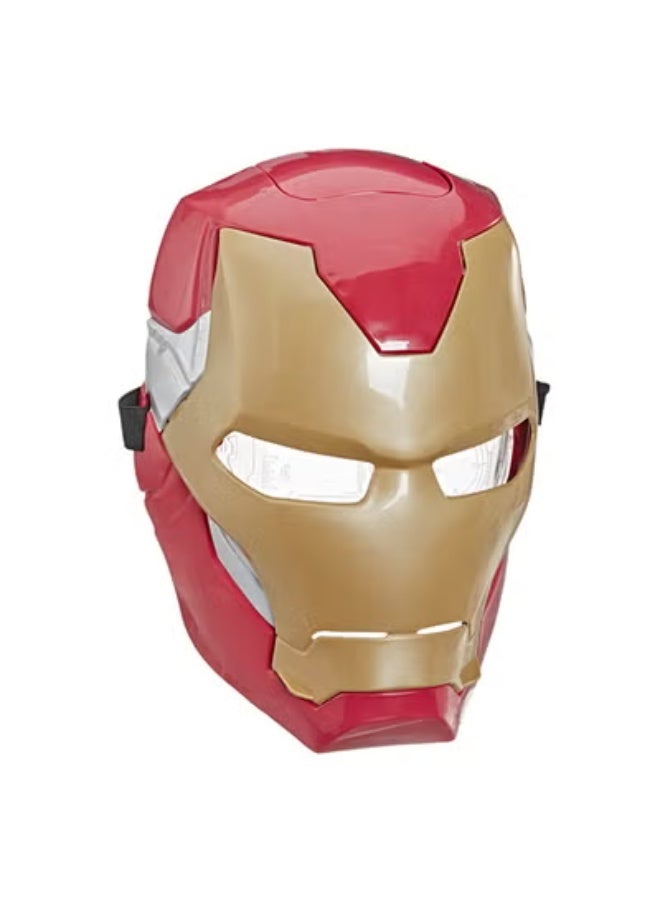 MARVEL Avengers Iron Man Flip FX Mask with Flip-Activated Light Effects for Costume and Role-Play Dress Up - Image 2