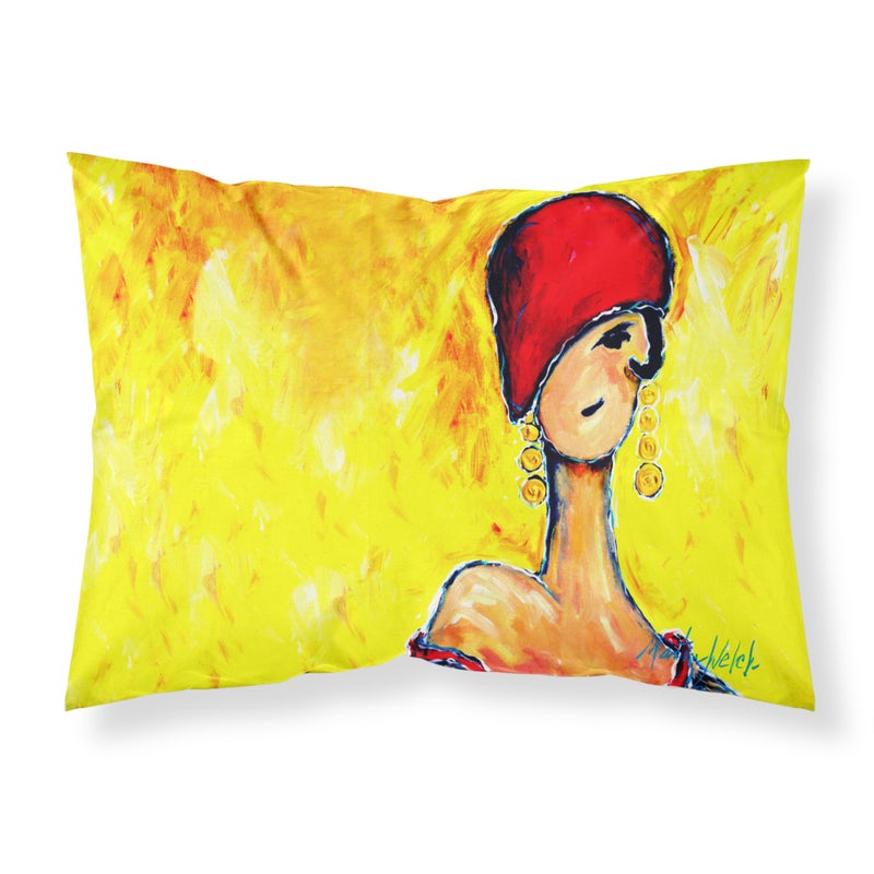 ""كنوز كارولين الأزالين أقراط سيدة النسيج القياسية المخدة MW1219PILLOWCASE متعدد الألوان""