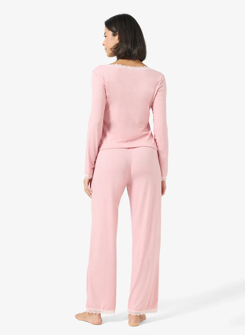 ايلا Soft Jersey Pyjama Set