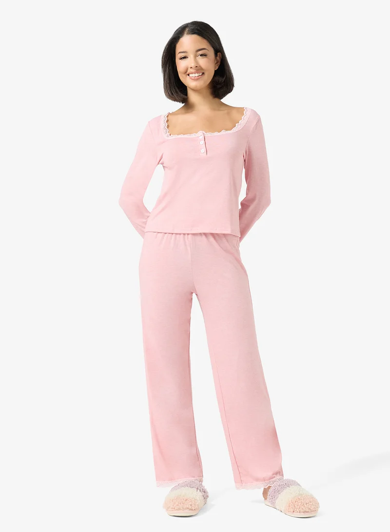 Ella  Soft Jersey Pyjama Set for Women | Best Price UAE