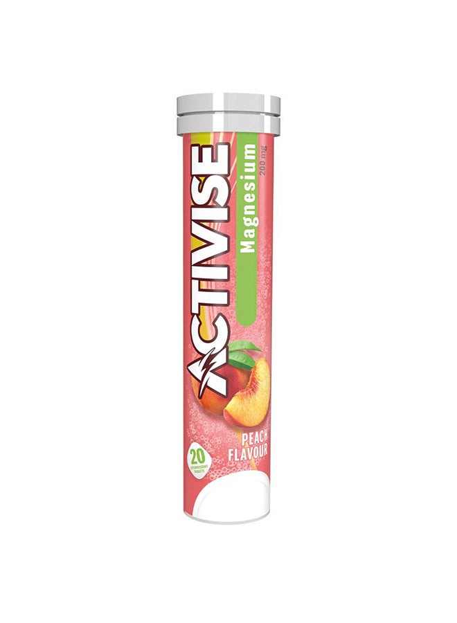Activise Magnesium 200MG Effervescent Tab Peach 20's - Image 2
