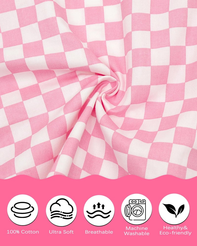ALVABABY Toddler Pillowcases 2 Pack Organic Cotton Kids Pillow Cover Fit 13"x 18" or 12"x28" Envelope for Girl Boy Sleepy Travel 2TPW33A - Image 2