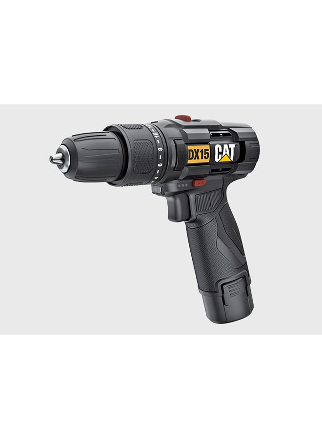 CATERPILLAR CAT DX15 12volt/2.0Ah Li-ion Professional Rechargeable Hammer Impact Drill  - Image 2