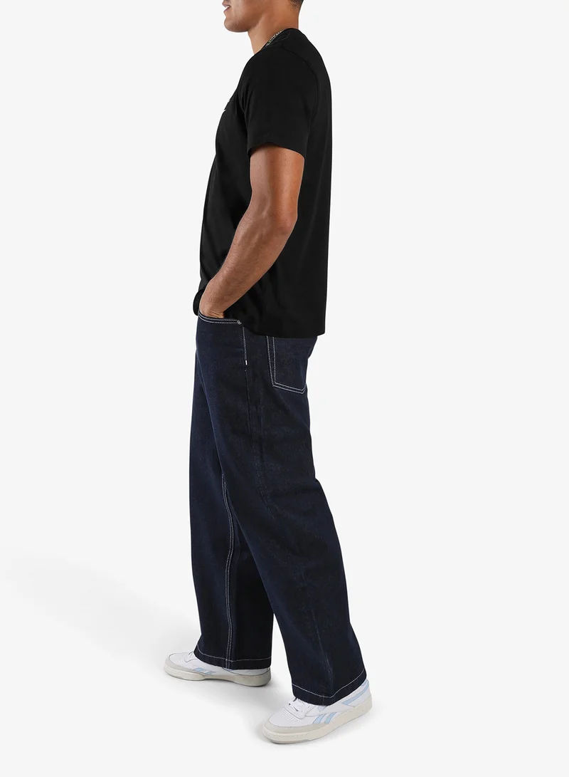 Reebok  Chad Big Logo Crew Neck Ss Tee for Men | Best Price UAE