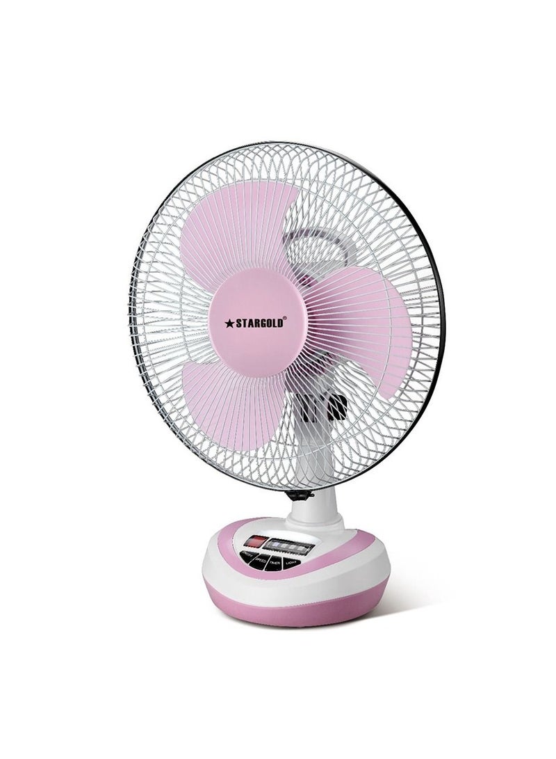 Stargold 22W Desktop Table Fan 12 Inch Fan Wide Swing 3 Speeds Plus Modes And 3ABS Blade For The Perfect Temperature - Image 1