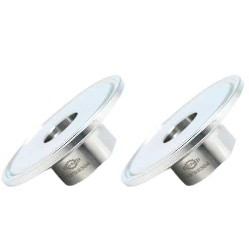 QiiMii Sanitary Female Threaded Pipe Fitting to 2 Inch Tri Clamp OD 64mm Ferrule Pipe Size 12 NPT2 PACK - Image 1