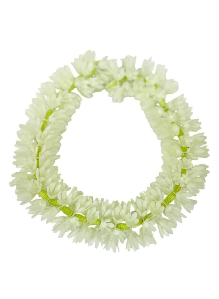 Accessorize Kingdom Accessorize Kingdom Artificial Jasmine Gajra for Hair Bun | Floral Juda Veni for Women & Girls | Reusable & Fragrant Look ((9-Inch))  - Image 3