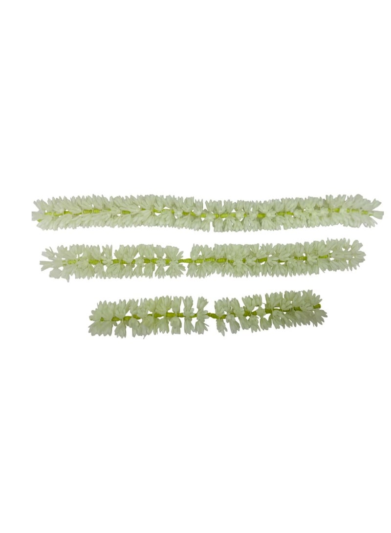 Accessorize Kingdom Accessorize Kingdom Artificial Jasmine Gajra for Hair Bun | Floral Juda Veni for Women & Girls | Reusable & Fragrant Look ((9-Inch))  - Image 2