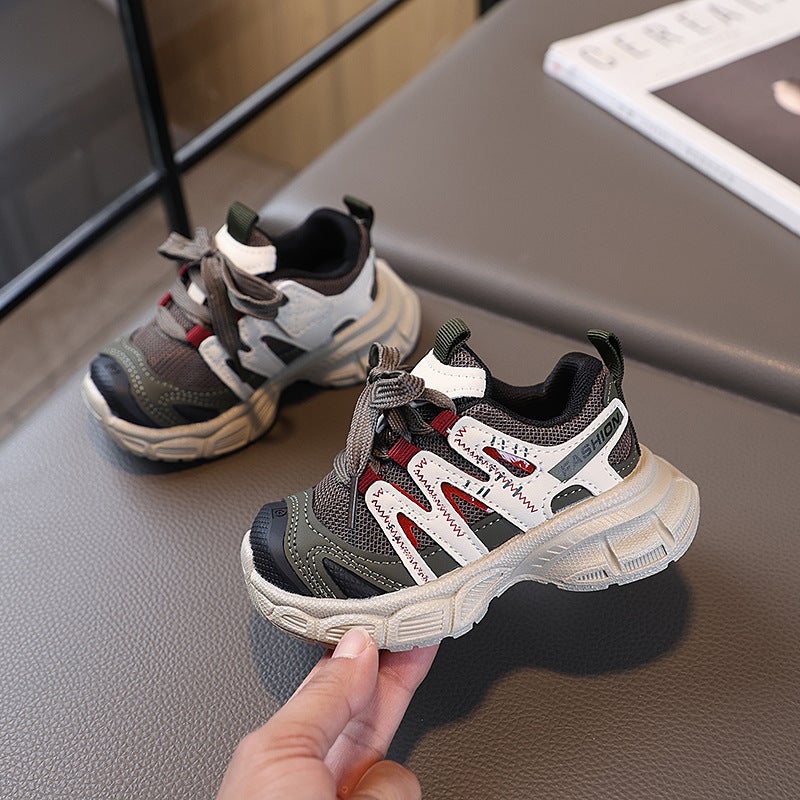Mesh Sneakers Lightweight Flexible Sole Walking Shoes For Kids Indoor And Outdoor Activities - Image 4