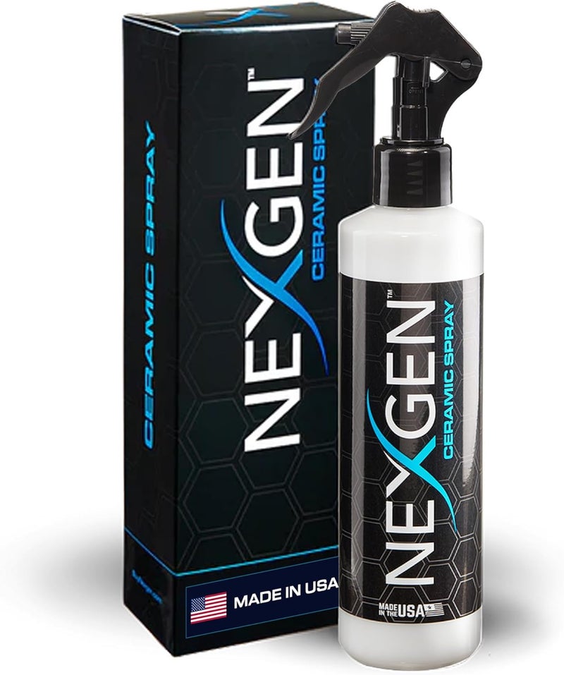 NEXGEN Ceramic Spray Silicon Dioxide — Easy to Apply, Ceramic Coating Spray — Professional-Grade Protective Sealant Polish for Cars, RVs, Motorcycles, Boats, and ATVs — 8oz Bottle - Image 1