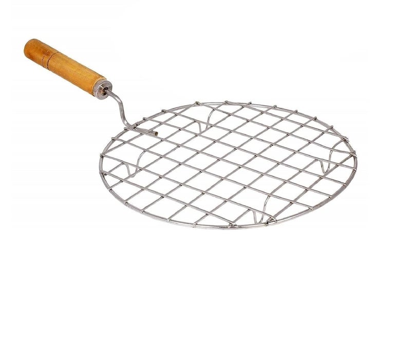 جاسكو مصفاة من الفولاذ المقاوم للصدأ مع مقبض خشبي عبوة من 1