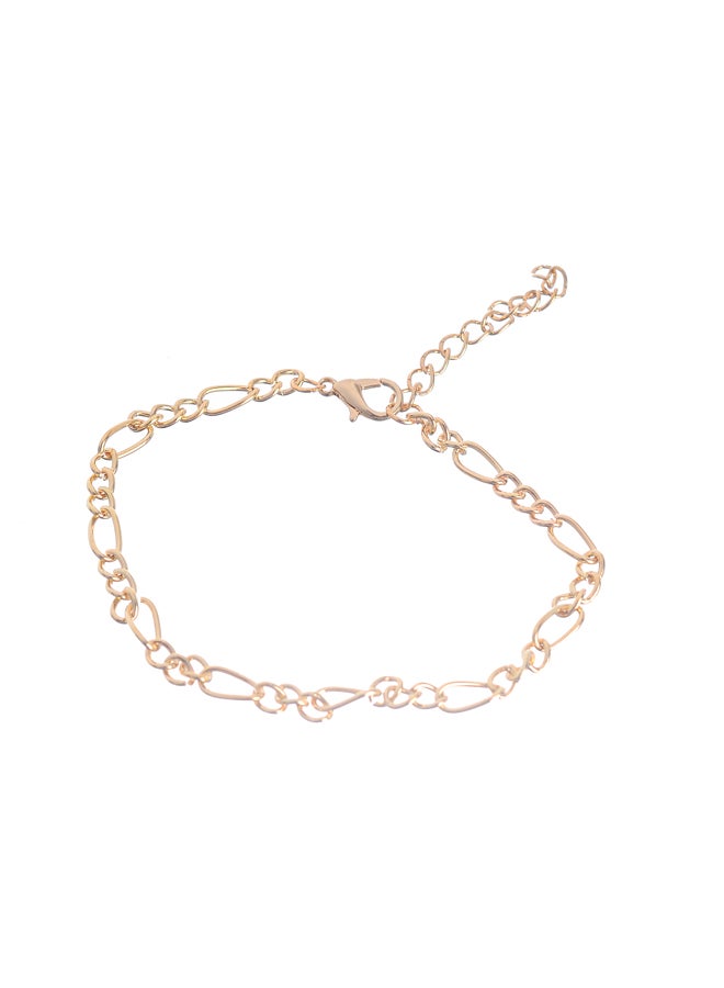 اخر العنقود انسيال يد 3 طبقات منفصلة جنزير شكل حلقة بيضاوية مع خرزة من الولي الأبيض - Image 4