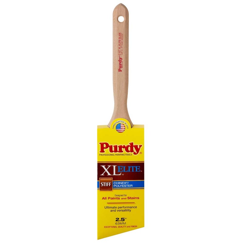 Purdy 144152530 XL Elite Series Glide Angular Trim Paint Brush, 3 inch - Image 1