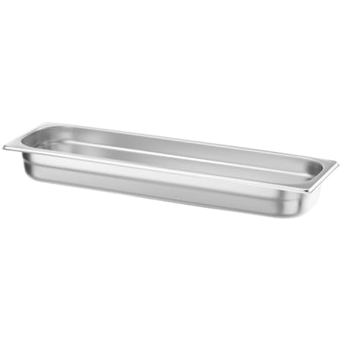 المستلم Gn 24Contenedor GnApilableResistente A Temperaturas De 40 A 300CApto Para HornosCongeladoresCalientaplatosBao Mara4L530X162XH 65MmAcero Inoxable 1810