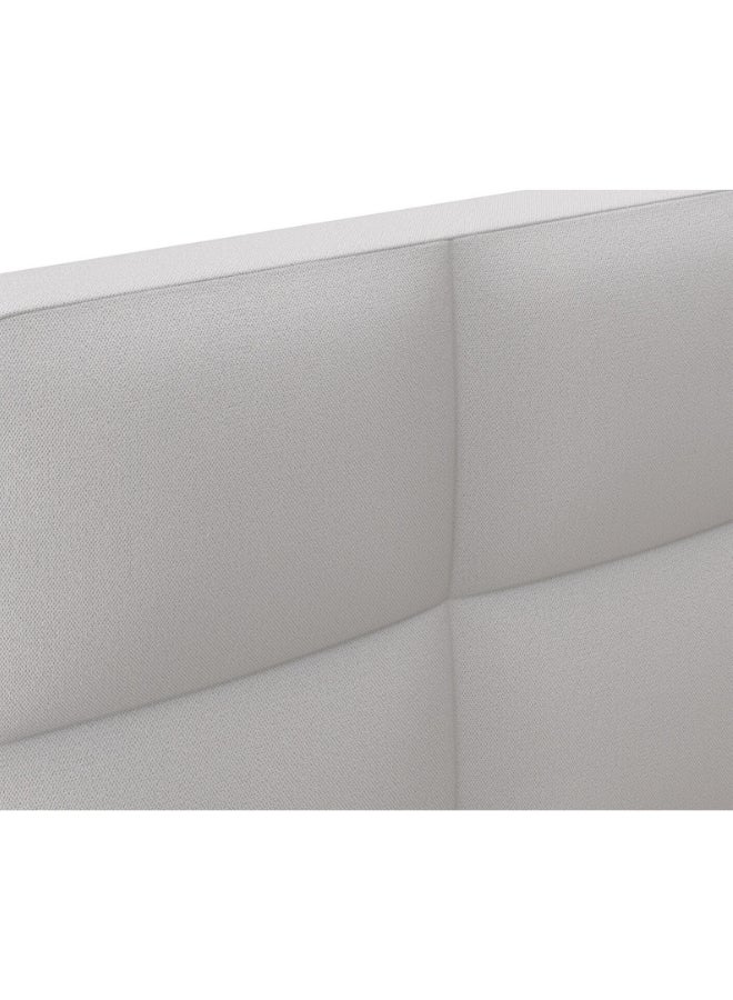 Bed and Mattress Home Berlin Upholstered Queen Size ( Mattress Size 160 X 200 CM ) Grey Color Bed Size 212 L X  168 W ( Mattress Sold Separately ) - Image 3