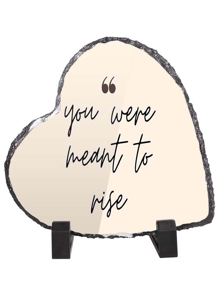 Service Zone Protective Printed White Heart Shape Marble Photo Frame for Table Top You Wear Meant To Rise 