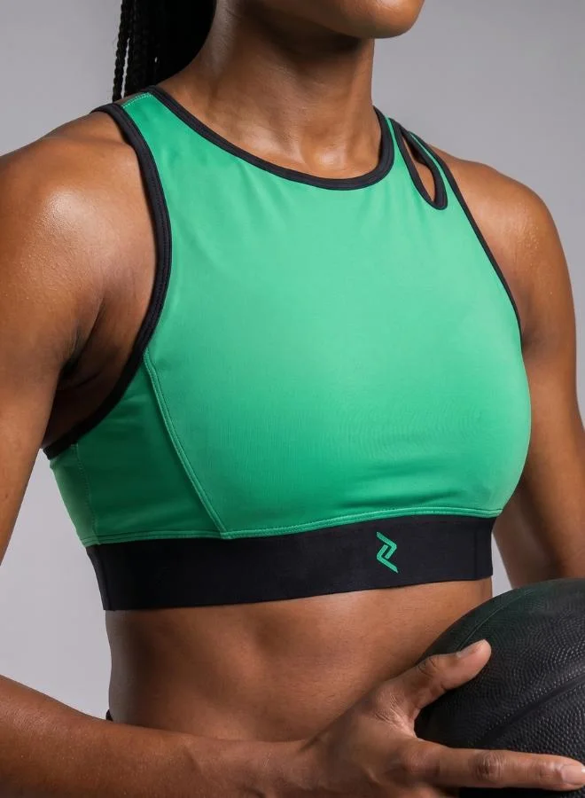 ZAECY Green Women's High-Support Padded Sports Bra for Women | Best Price UAE