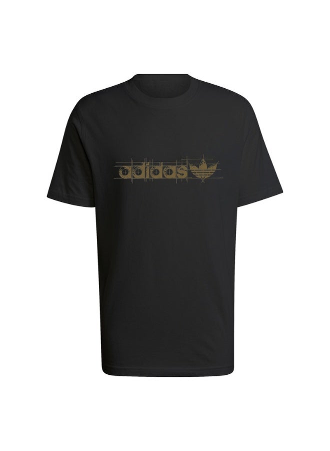 adidas Originals Adidas Superstar Gfx T M Black Originals T-Shirts For Men - Image 1