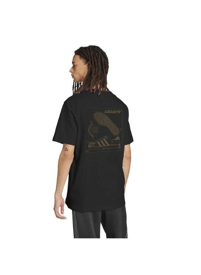 adidas Originals Adidas Superstar Gfx T M Black Originals T-Shirts For Men - Image 3