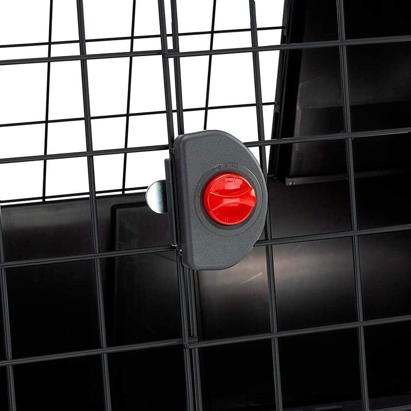 Ferplast صندوق كلب سيارة فير بلاست أطلس SUV مجمع مقاس 39L x 23W x 26H مثالي لسلالات الكلاب المتوسطة إلى المتوسطة الحجم باللون الأسود - Image 4