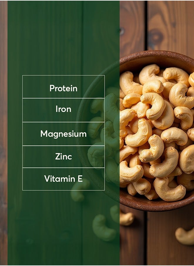 The Caphe Vietnam Premium Cashew Nuts - 1 KG | Roasted Cashew | Unsalted & Skinless | Raw W240 | Vietnamese Cashew, Ready To Eat Nuts  - Image 2