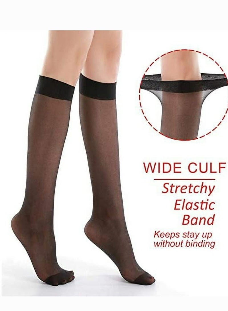 مجموعة من اثنين جوارب شفافة فويل محجبات طويلة للركبة - Image 2