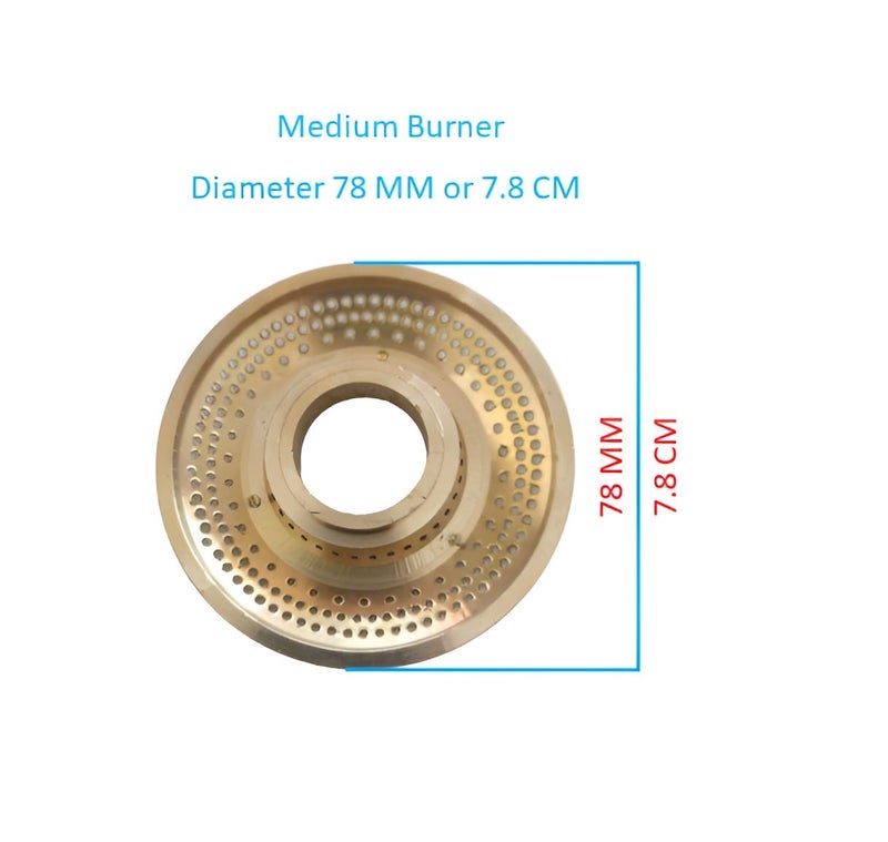 PooJayGas Stove Glass Top Burner Set 2 Medium 2 Small - Image 4