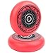 AOWISH 76mm 90a Ripsurf Wheels wBearings ABEC9 for RipStik DLX Caster Board Deluxe Junior Skateboard 2 Wheel Pivoting Skateboard Caster Board Skateboard Set of 2 Red - Image 3